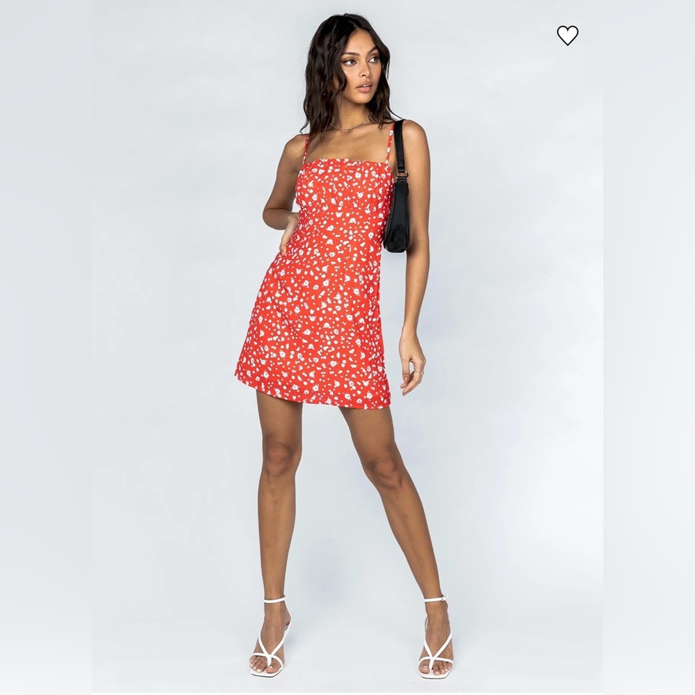 Princess Polly Tallie Mini Dress Red NTW
